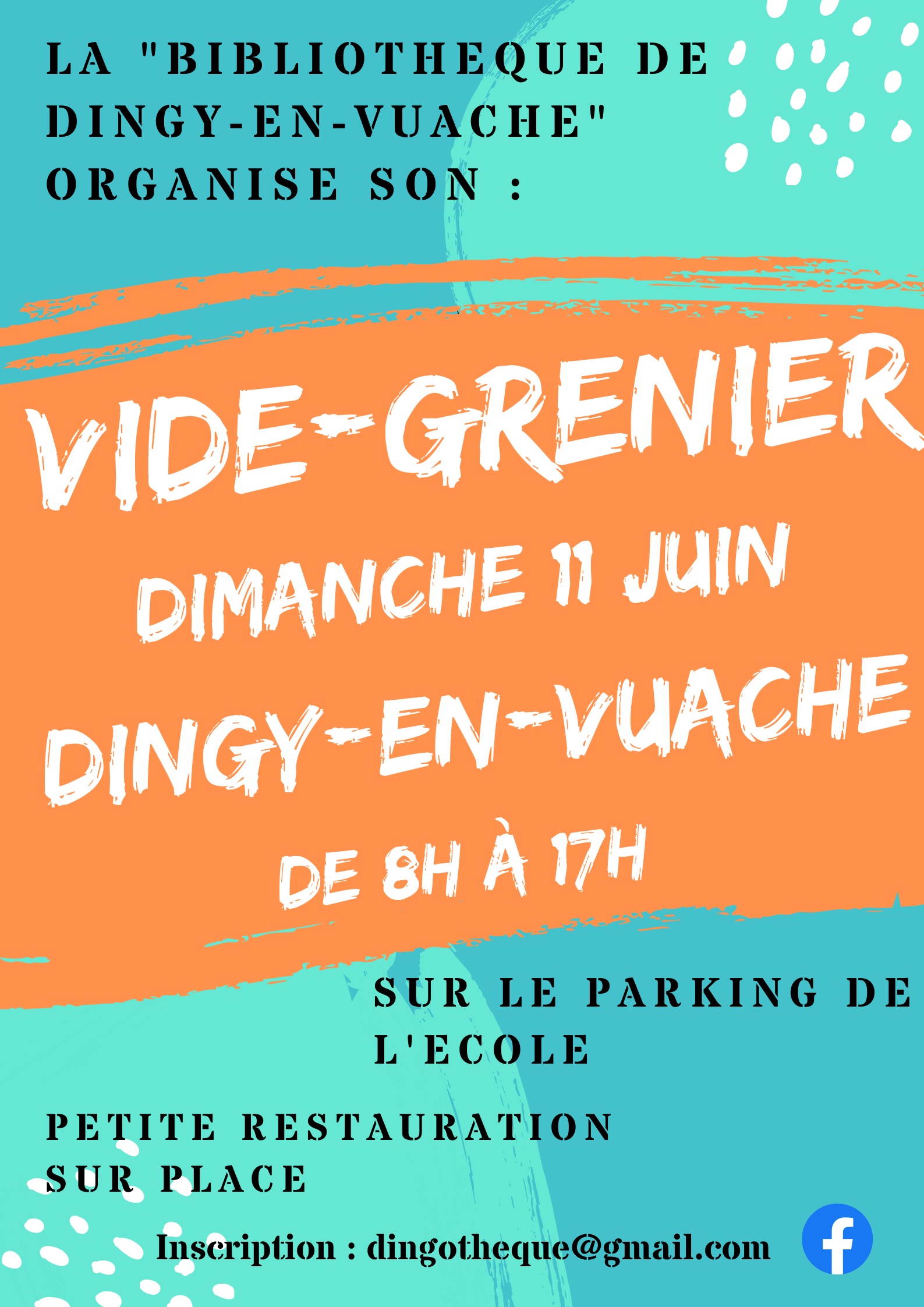 Affiche Vide Grenier Dingy 2023