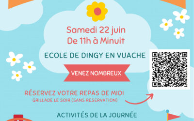 Fête de l’été organisée par l’APE le samedi 22 juin  2024 -Ecole de Dingy-en-Vuache