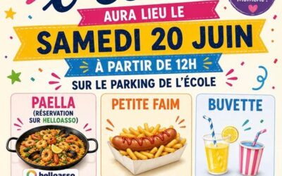 Fête de l’école : samedi 20 juin